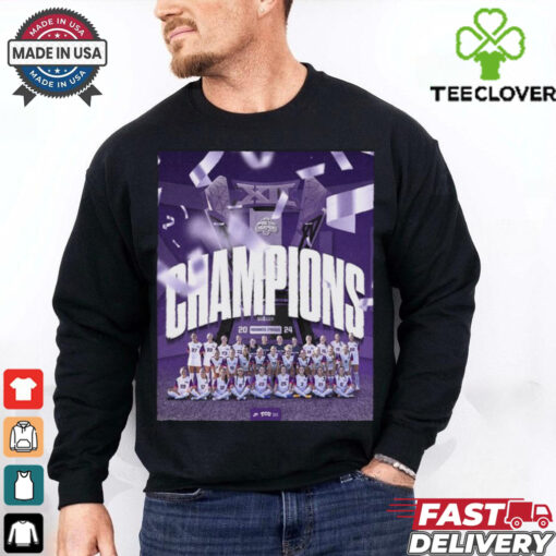 TCU Women’s Soccer 2024 Big 12 Champions Poster Shirt