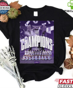 TCU Women’s Soccer 2024 Big 12 Champions Poster Shirt