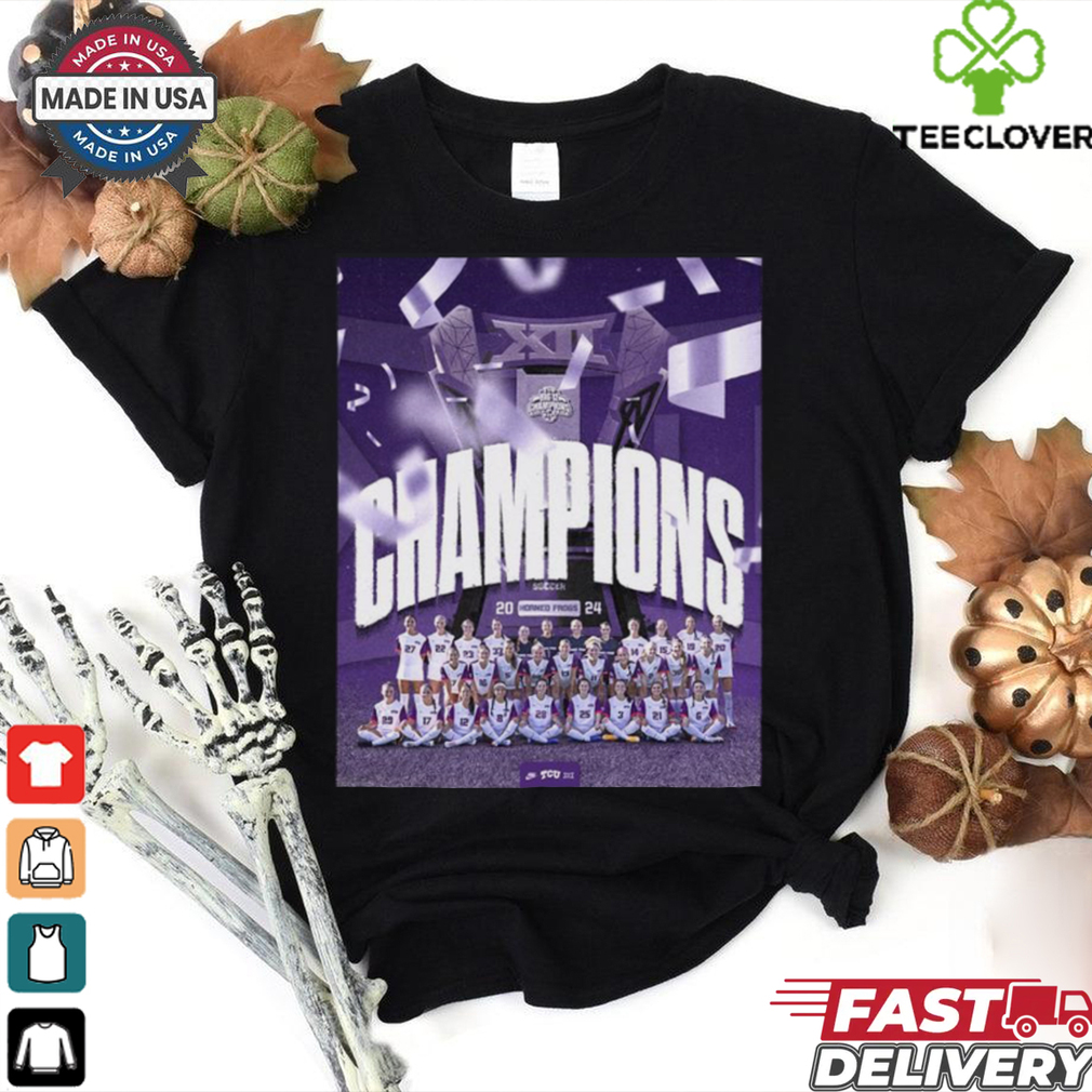 TCU Women’s Soccer 2024 Big 12 Champions Poster Shirt TCU Women’s Soccer 2024 Big 12 Champions Poster Shirt