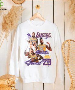 Lebron James T shirt, 23 Lakers Shirt, Los Angeles Lakers Shirt, NBA Team Lakers T Shirt