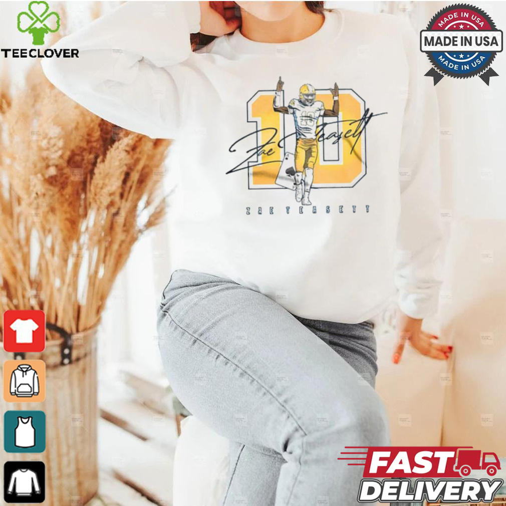 TD 10 Zae Teasett Football Player Signature Shirt TD 10 Zae Teasett Football Player Signature Shirt