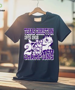 TEXAS CHRISTIAN 1935 1938 2X TCU CHAMPIONS GRAPHIC T SHIRT 3 TEXAS CHRISTIAN 1935 1938 2X TCU CHAMPIONS GRAPHIC T SHIRT