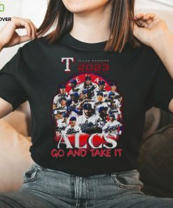 TEXAS RANGERS 2023 ALCS GO AND TAKE IT SIGNATURES SHIRT