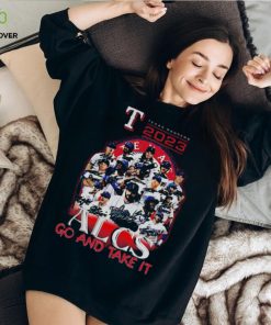 TEXAS RANGERS 2023 ALCS GO AND TAKE IT SIGNATURES SHIRT