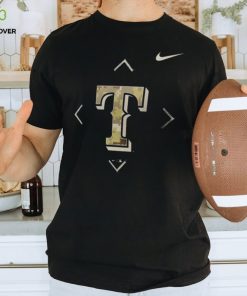 TEXAS RANGERS NIKE CAMO LOGO 2023 SHIRT