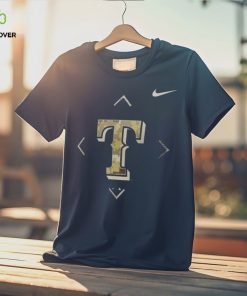 TEXAS RANGERS NIKE CAMO LOGO 2023 SHIRT