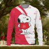 TFC Academy Snoopy Cute Heart American Sports Team Knitted Christmas Sweater Gift Holidays