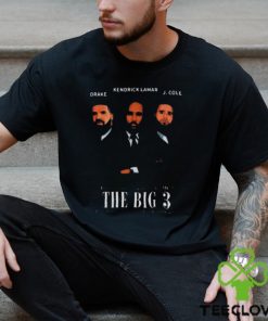 THE BIG 3 DRAKE KENDRICK LAMAR J.COLE SHIRT