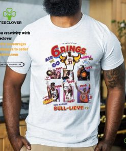THE GOAT 6 Rings T Shirt shirt