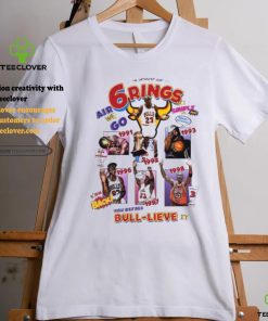THE GOAT 6 Rings T Shirt shirt