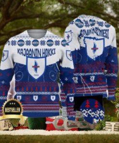 Custom Name Kajaanin Hokki Ugly Christmas Sweater New Logo Gift For Men And Women Fans