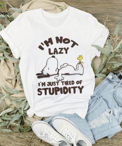 TIRED OF STUPIDITY Shirt