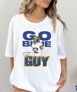 TJ Guy 42 Go Blue Guy Michigan Wolverines signature shirt