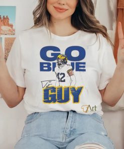 TJ Guy 42 Go Blue Guy Michigan Wolverines signature hoodie, sweater, longsleeve, shirt v-neck, t-shirt