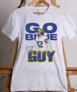 TJ Guy 42 Go Blue Guy Michigan Wolverines signature hoodie, sweater, longsleeve, shirt v-neck, t-shirt