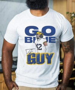 TJ Guy 42 Go Blue Guy Michigan Wolverines signature hoodie, sweater, longsleeve, shirt v-neck, t-shirt