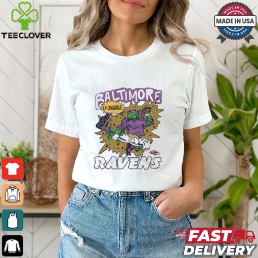 TMNT Donatello x Baltimore Ravens Shirt