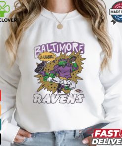 TMNT Donatello x Baltimore Ravens Shirt