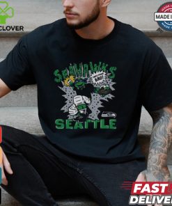 TMNT Leonardo x Seattle Seahawks Shirt