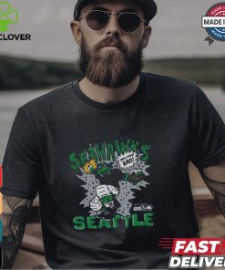 TMNT Leonardo x Seattle Seahawks Shirt