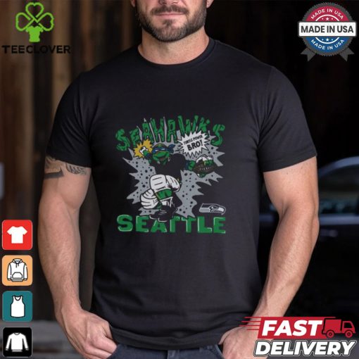 TMNT Leonardo x Seattle Seahawks Shirt