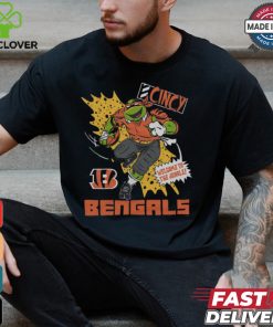 TMNT Michelangelo x Cincinnati Bengals Shirt