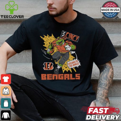 TMNT Michelangelo x Cincinnati Bengals Shirt