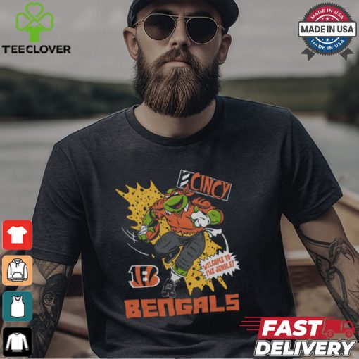 TMNT Michelangelo x Cincinnati Bengals Shirt