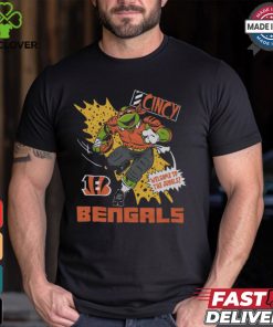 TMNT Michelangelo x Cincinnati Bengals Shirt