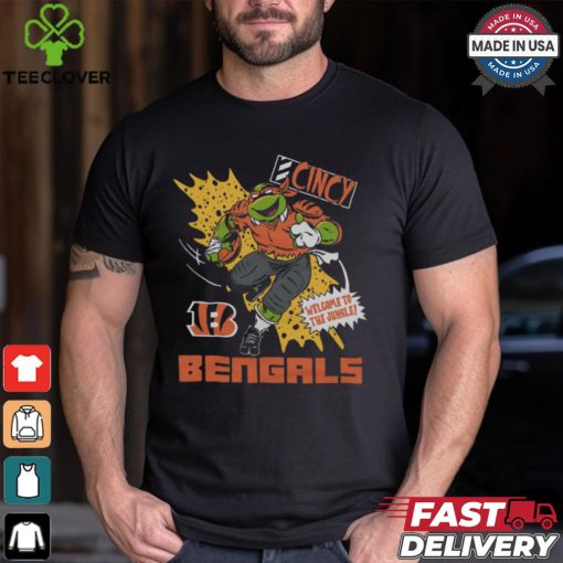 TMNT Michelangelo x Cincinnati Bengals Shirt