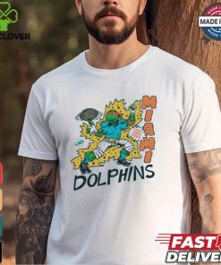 TMNT Michelangelo x Miami Dolphins Shirt