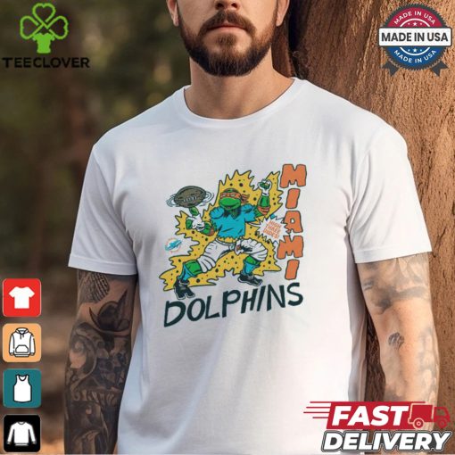 TMNT Michelangelo x Miami Dolphins Shirt