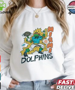 TMNT Michelangelo x Miami Dolphins Shirt