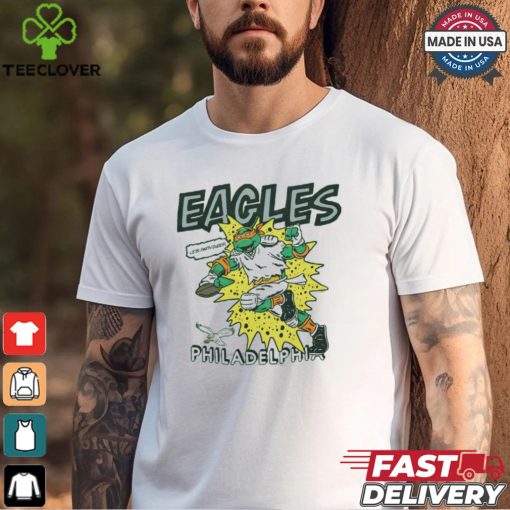 TMNT Michelangelo x Philadelphia Eagles Shirt