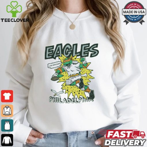 TMNT Michelangelo x Philadelphia Eagles Shirt