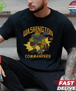 TMNT Michelangelo x Washington Commanders Shirt