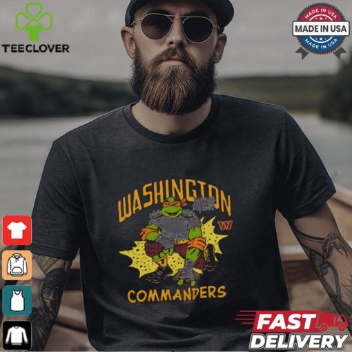 TMNT Michelangelo x Washington Commanders Shirt