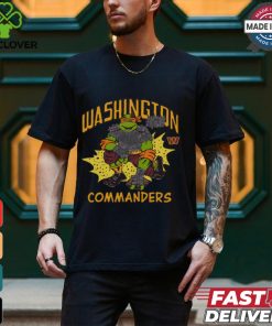 TMNT Michelangelo x Washington Commanders Shirt