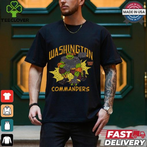 TMNT Michelangelo x Washington Commanders Shirt