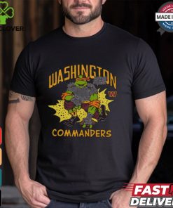 TMNT Michelangelo x Washington Commanders Shirt