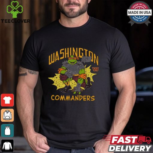 TMNT Michelangelo x Washington Commanders Shirt