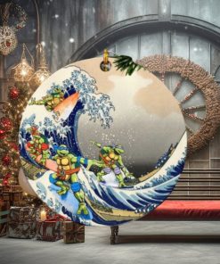 TNMT Ninja Turtle The Great Wave Japan Perfect Gift For Holiday Ornament