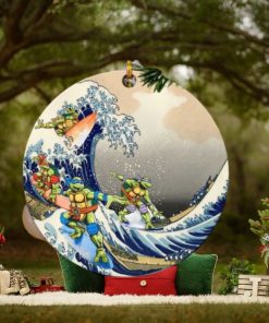 TNMT Ninja Turtle The Great Wave Japan Perfect Gift For Holiday Ornament