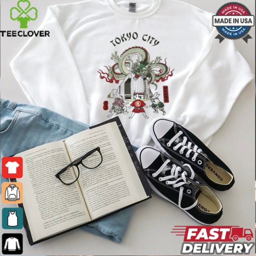 TOKYO CITY Souvenir Embroidery Short sleeve Shirt