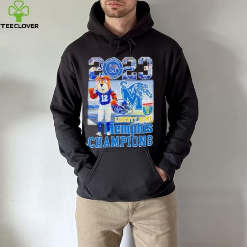 TOM Tigers Of Memphis mascot 2023 Liberty Bowl Memphis Champions hoodie, sweater, longsleeve, shirt v-neck, t-shirt