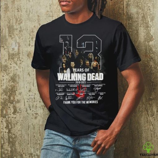 TRENDING 13 Years Of Walking Dead 2010 2023 Thank You For The Memories Unisex T shirt