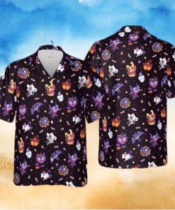 TRICK OR TREAT POKE WEEN POKEMON HAWAIIAN SHIRT 1 TRICK OR TREAT POKE WEEN POKEMON HAWAIIAN SHIRT
