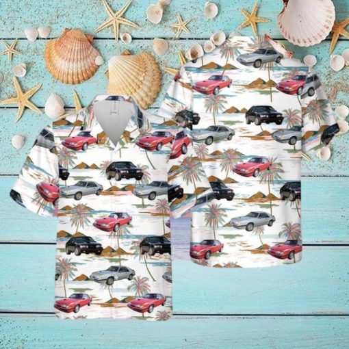 TRQD1208BC15 Ford Mustang SVO Hawaiian Shirt