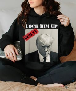TRUMP MUGSHOT LOCK HIM UP GUILTY JAIL PRISON ANTI TRUMP T Shirt