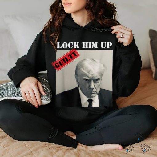 TRUMP MUGSHOT LOCK HIM UP GUILTY JAIL PRISON ANTI TRUMP T Shirt